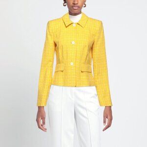 Brooks Brothers Yellow and White Blazer